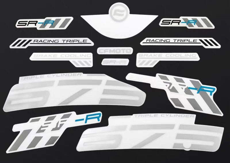 CFMOTO 675SR-R Genuine OE Sticker Graphics Decal Kit All Model Years 2024 2025