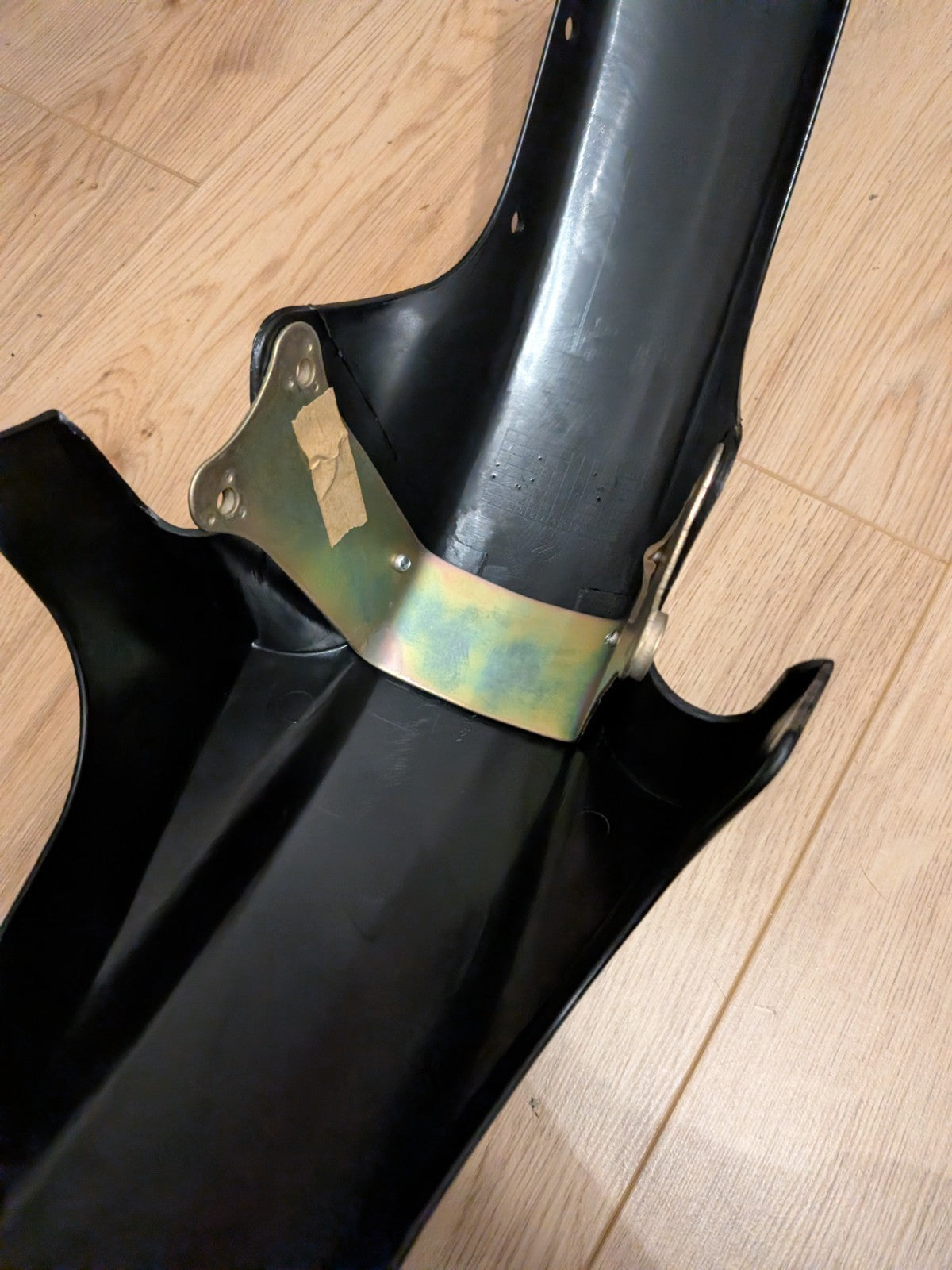 Front Mudguard Fender Black Suitable for Yamaha YBR125 YBR 125 Including Bracket