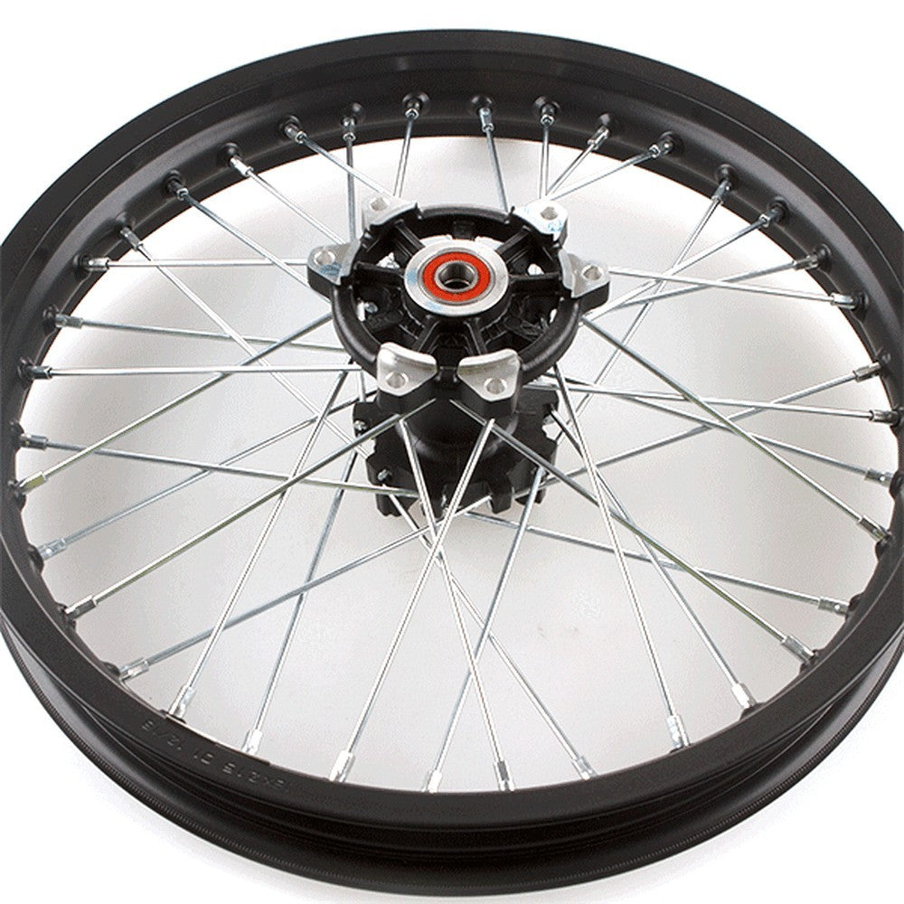 Rear Black Wheel 18 x 2.15inch DERBI TERRA, DSR UM125-DEX, UM125-ADT, WHLR068