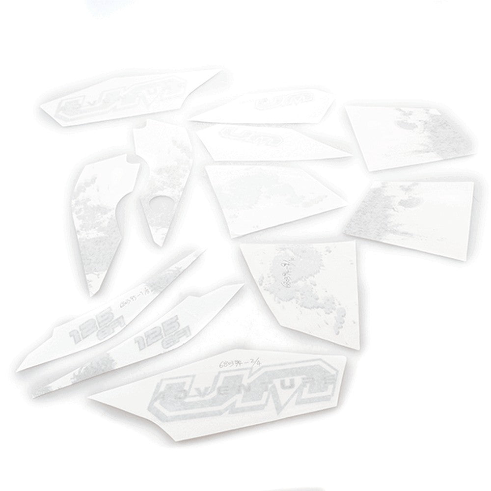 Sticker Pack Decal Kit for UM DSR Adventure UM125-ADV, Commando Classic UM125-CL