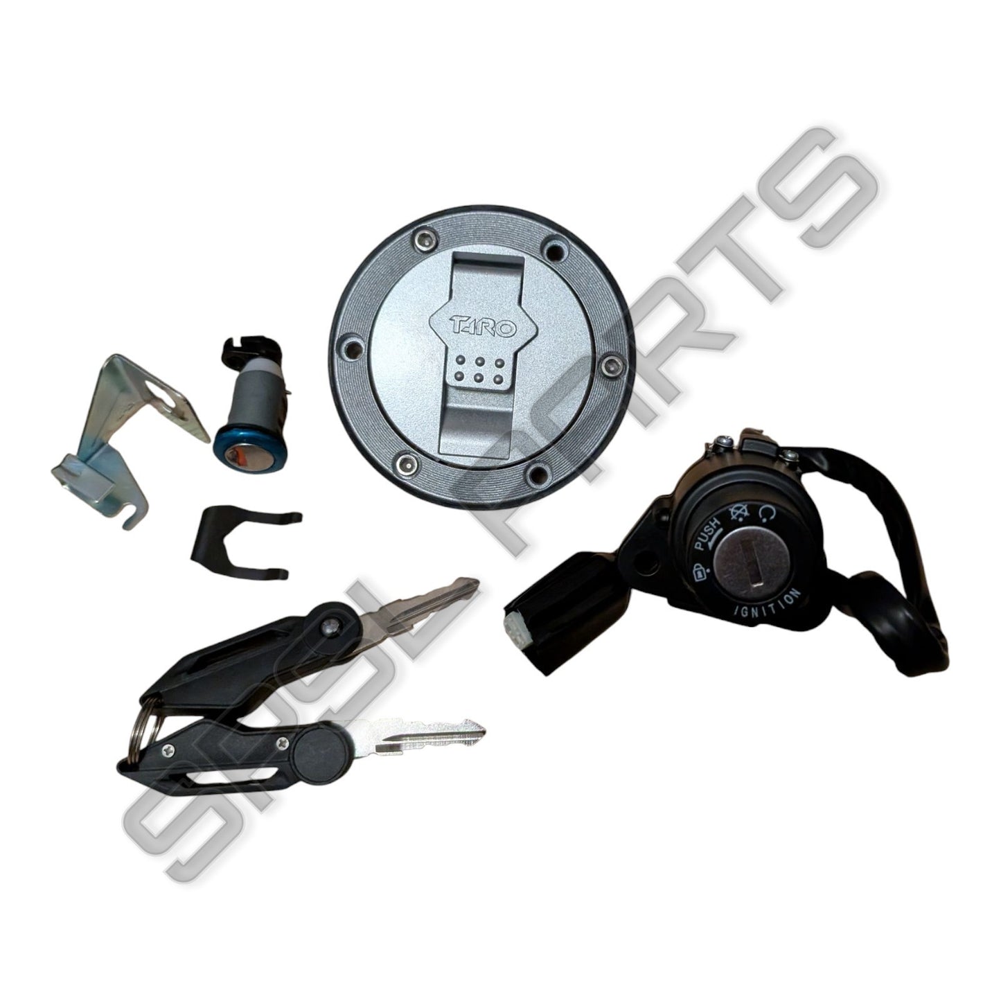 Full Lock Set 2 Keys Lexmoto LXR 125 LXS 125 380 Ignition Switch Fuel Cap Seat 