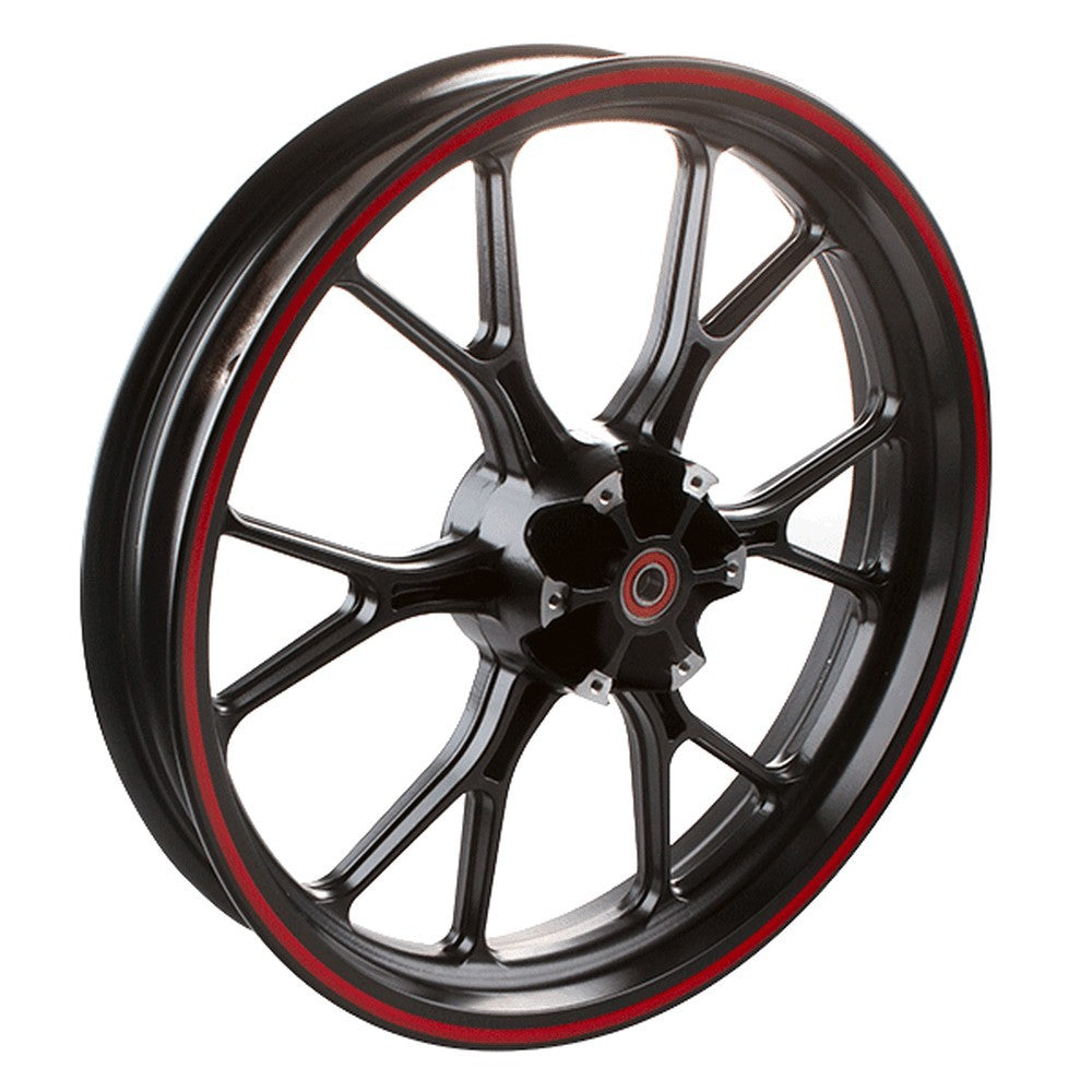 Front Wheel black/red 17 x 2.75 inch for Derbi Terra, UM125-ADV, UM125-ADT