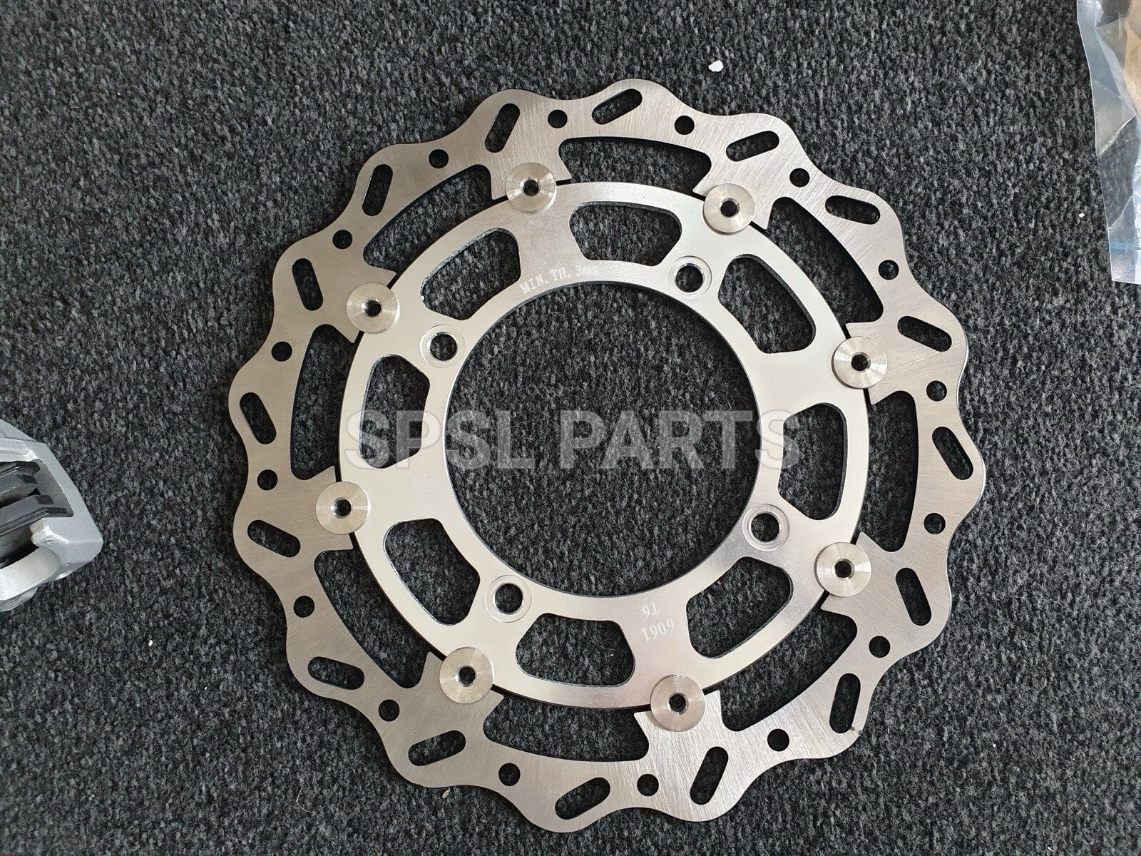 Oversize Performance Front Disc With Caliper Lexmoto Adrenaline Sinnis Apache