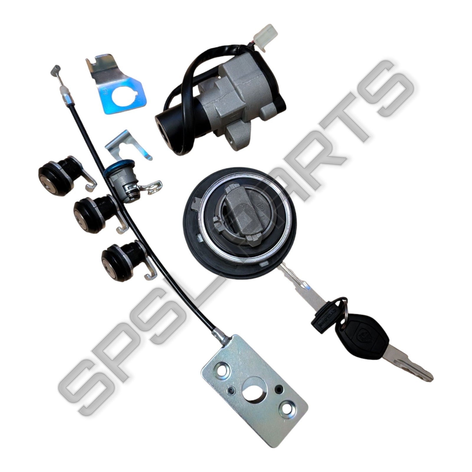 Lexmoto RX1 Ignition Barrel With Keys + Seat & Luggage Locks