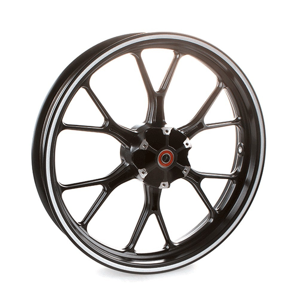 Front Wheel black/silver 17 x 2.75 inch for Derbi Terra, UM125-ADV, UM125-ADT
