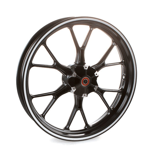 Front Wheel black/silver 17 x 2.75 inch for Derbi Terra, UM125-ADV, UM125-ADT