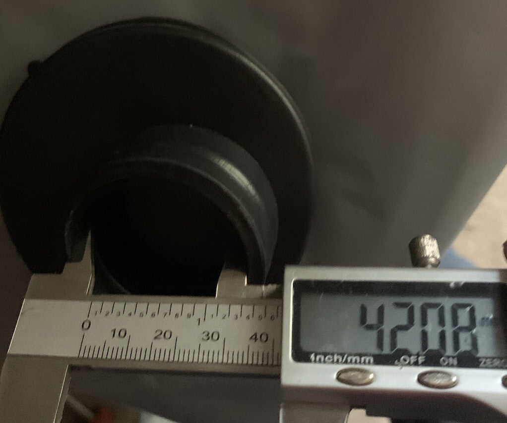 Air Box to carb Rubber Connector Boot 42mm I/D 50mm O/D Intake Superbyke RMR 200