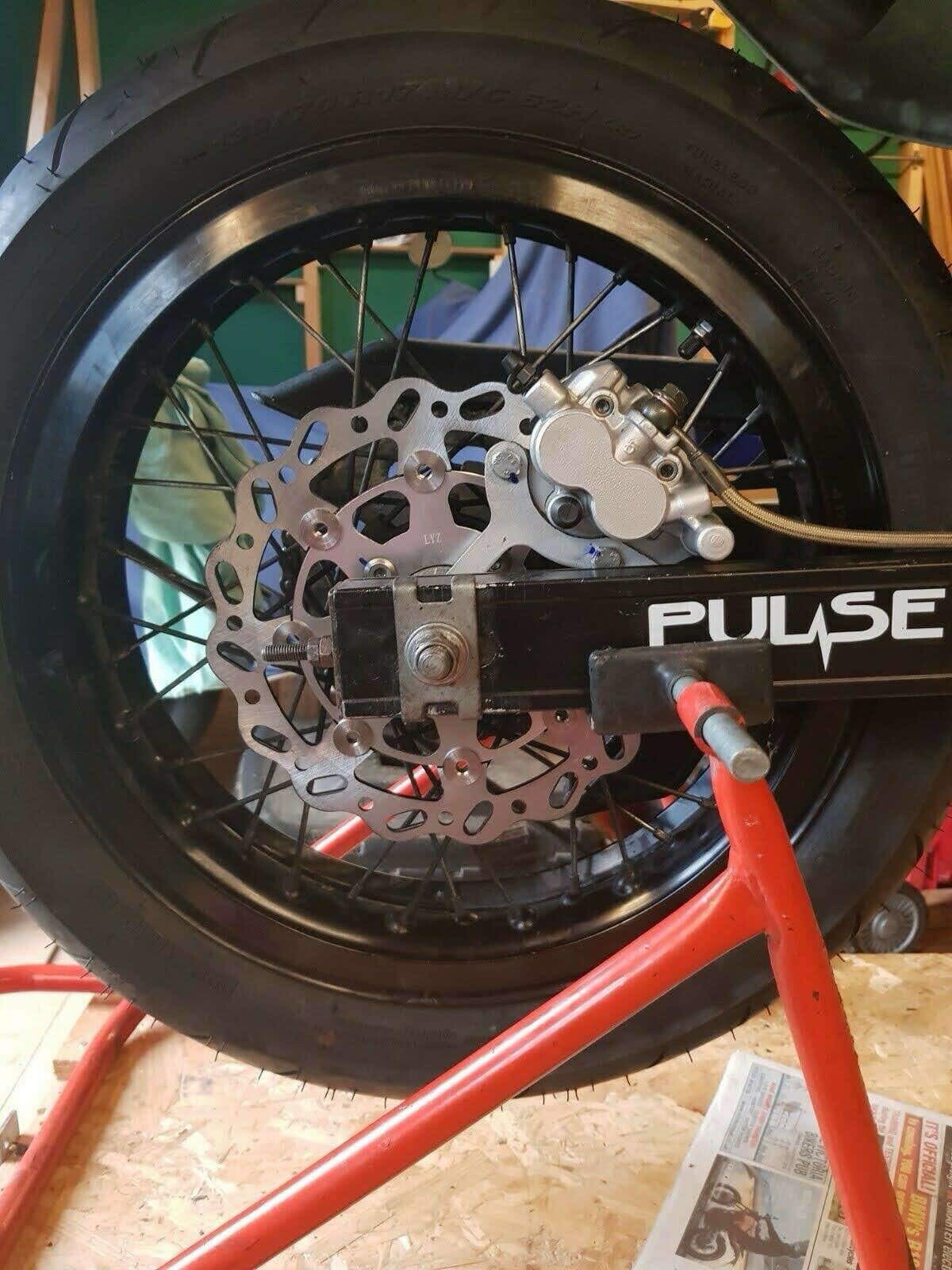 Oversize Performance Rear Disc With Caliper Lexmoto Adrenaline Sinnis Apache