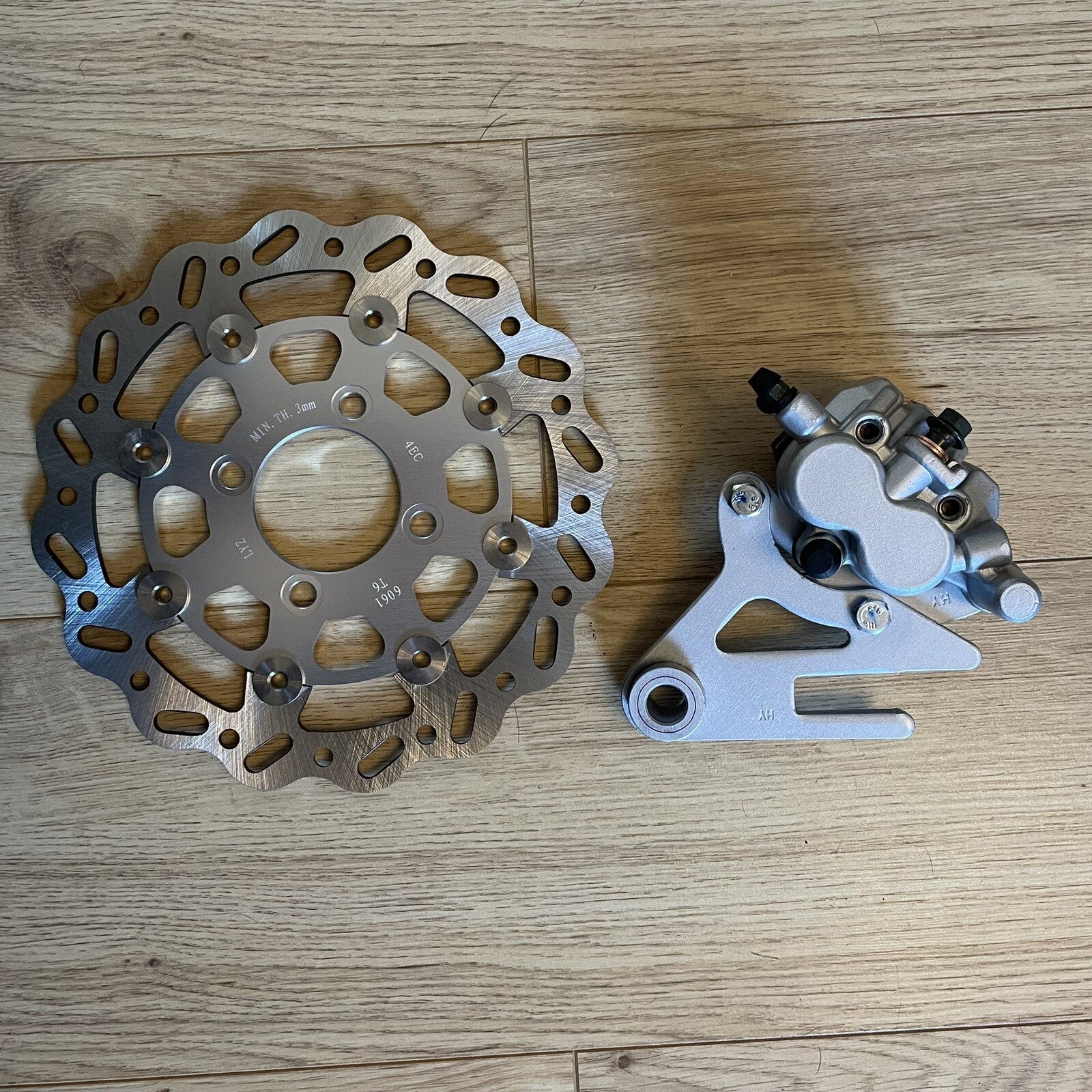 Oversize Performance Rear Disc With Caliper Lexmoto Adrenaline Sinnis Apache