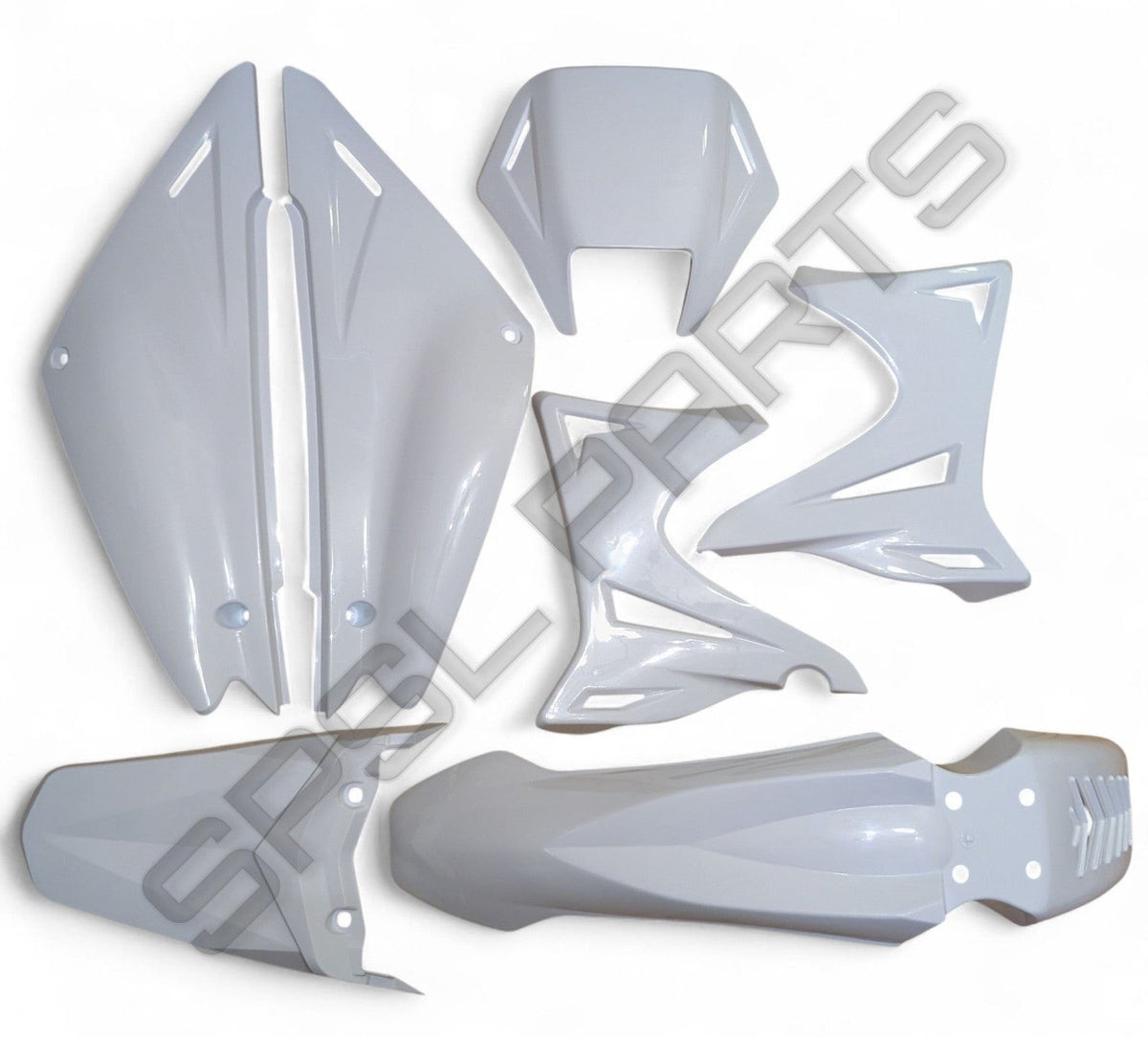 Sinnis Blade 125 White Plastic Panel Fairing Kit Set
