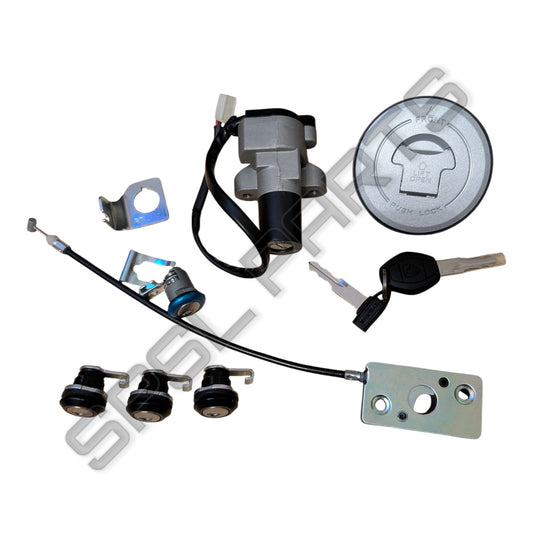 Lexmoto RX1 Ignition Barrel With Keys + Seat & Luggage Locks