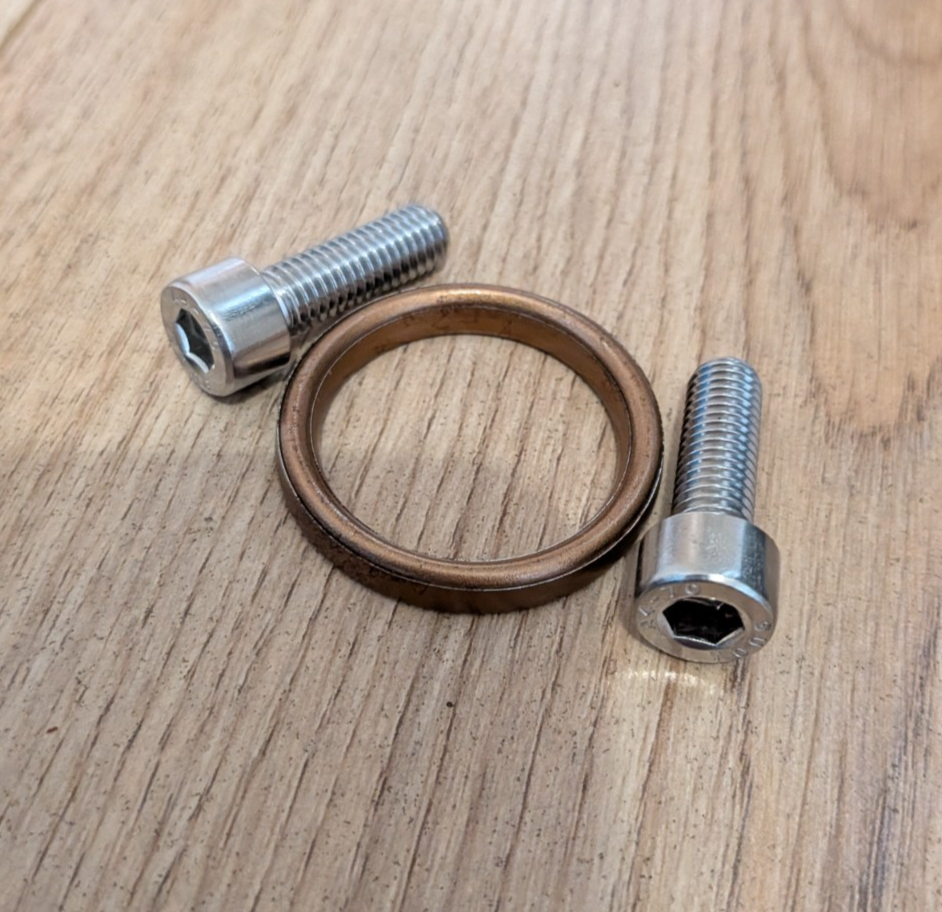 Stainless Steel Exhaust Manifold Bolts & Gasket for Pulse Lexmoto Adrenaline 125