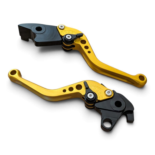 Honda VFR1200 2010-14, CNC levers set short gold adjusters F12/H33