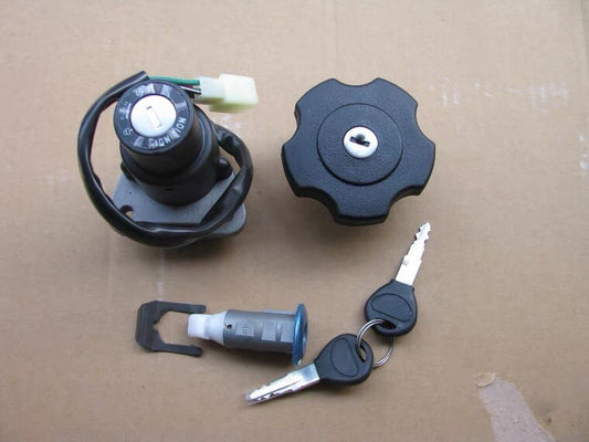 Ignition Lock Set With Keys And Tank Cap For Sinnis Apache 250 250cc