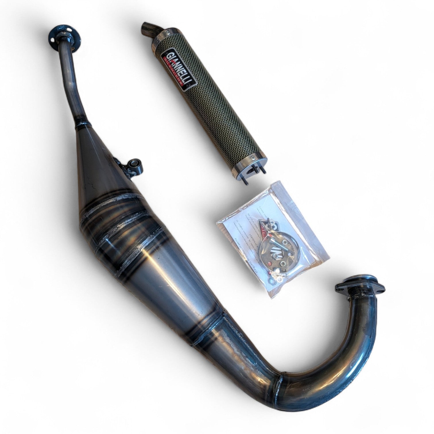 Honda NSR125 1992 - 2004 GIANNELLI Street Exhaust System Downpipe & Silencer 