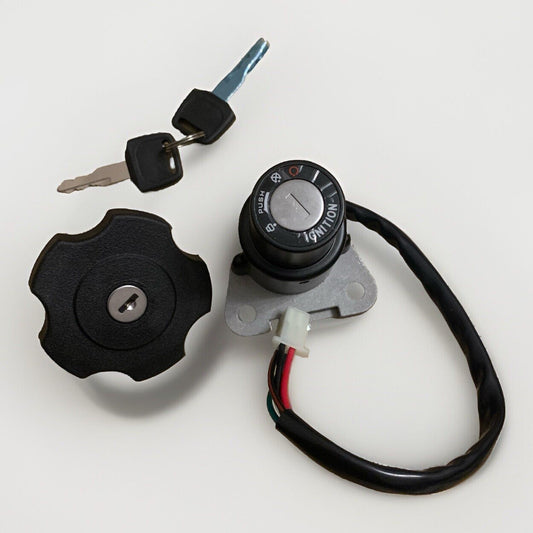 Ignition Barrel And Fuel Tank Cap With 2 Keys Lexmoto Adrenaline 125 