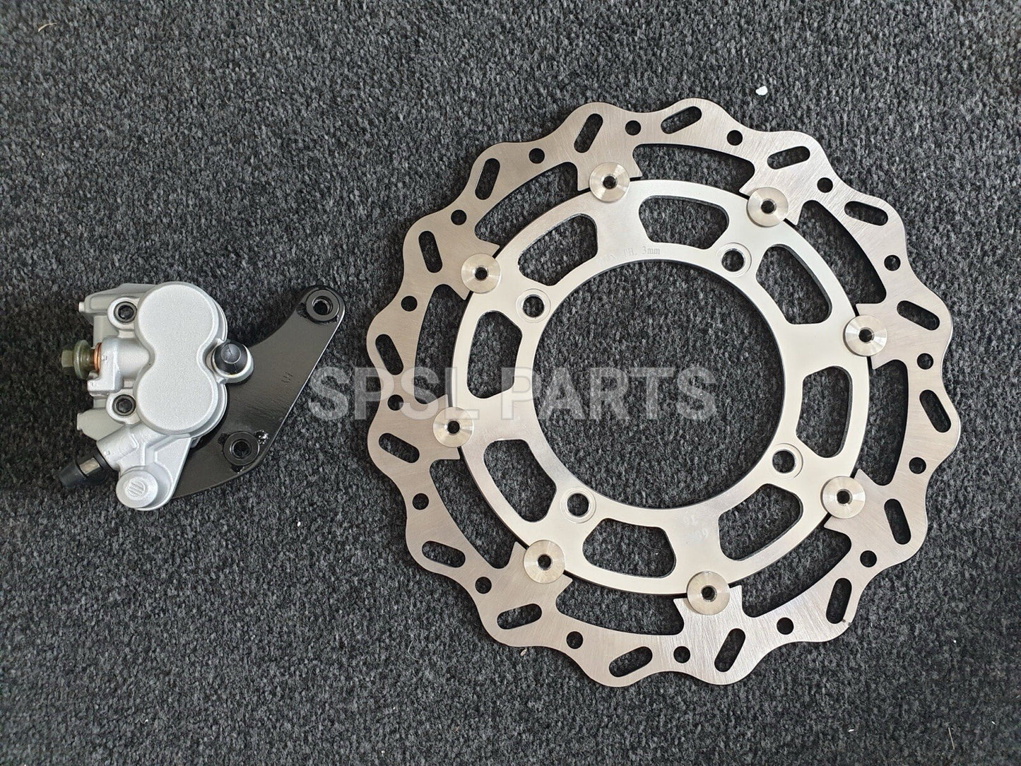 Oversize Performance Front Disc With Caliper Lexmoto Adrenaline Sinnis Apache