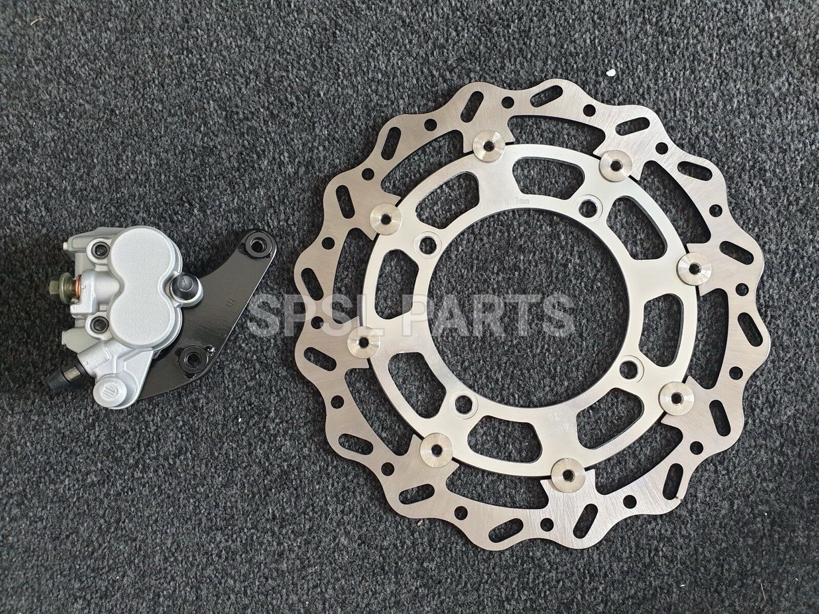 Oversize Performance Front Disc With Caliper Lexmoto Adrenaline Sinnis Apache