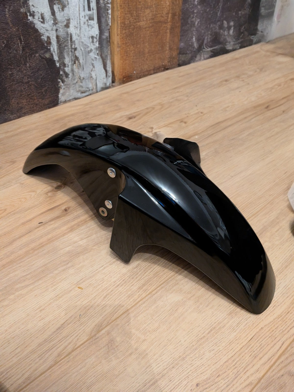 Front Mudguard Fender Black Suitable for Yamaha YBR125 YBR 125 Including Bracket